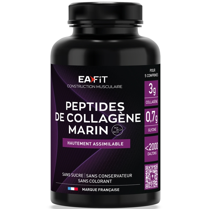 Peptides de collagène marin en pilulier