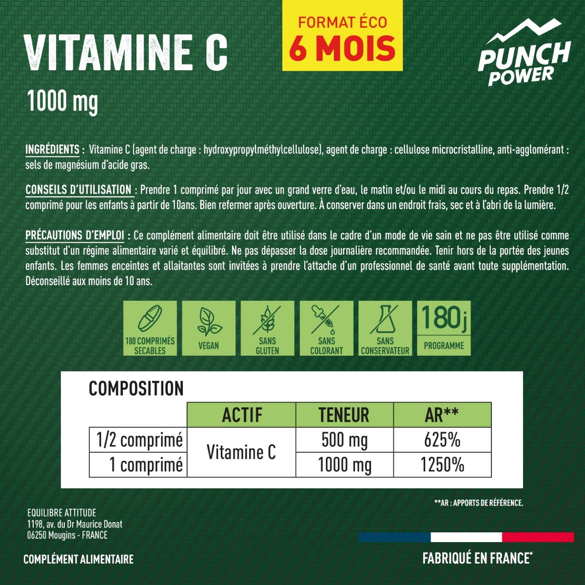 Vitamine C 1000 mg Granions format économique 