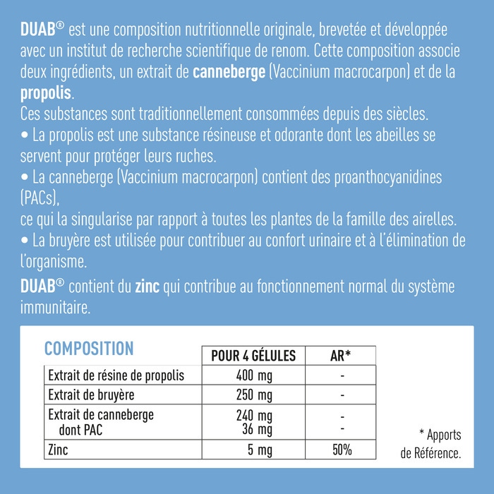 Duab - 60 gélules