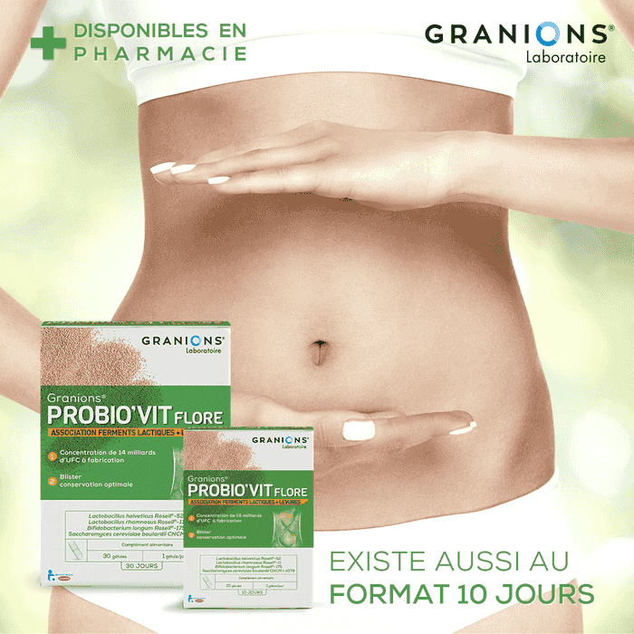 Granions Probio'vit Flore 30 gélules : renforcez vos défenses immunitaires à la source !