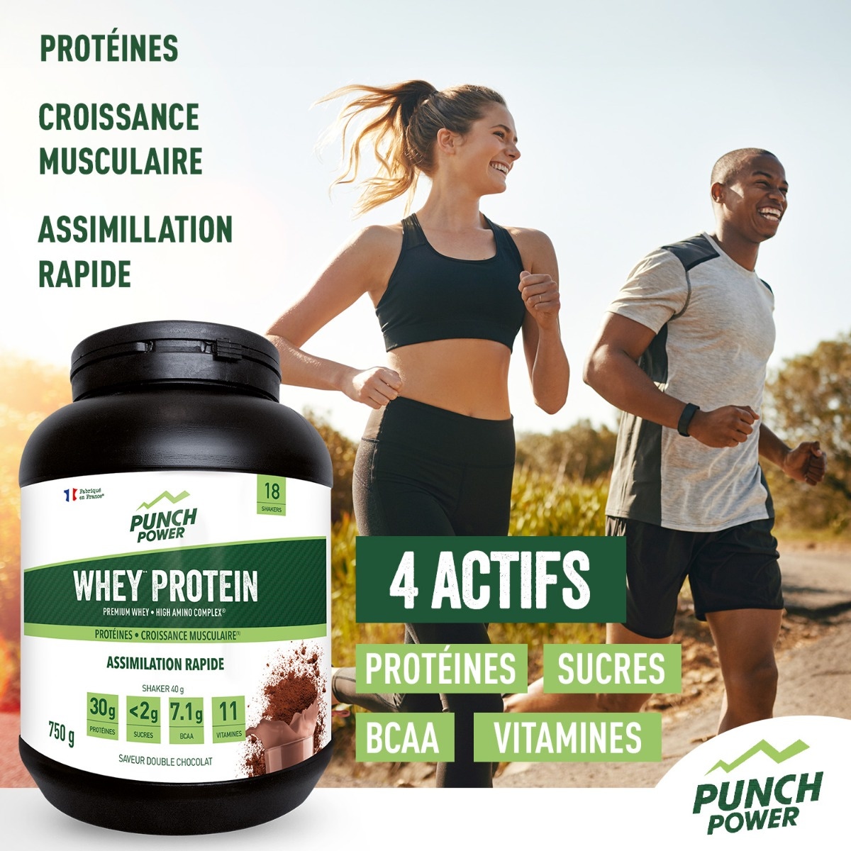 Whey Double Chocolat 750gr