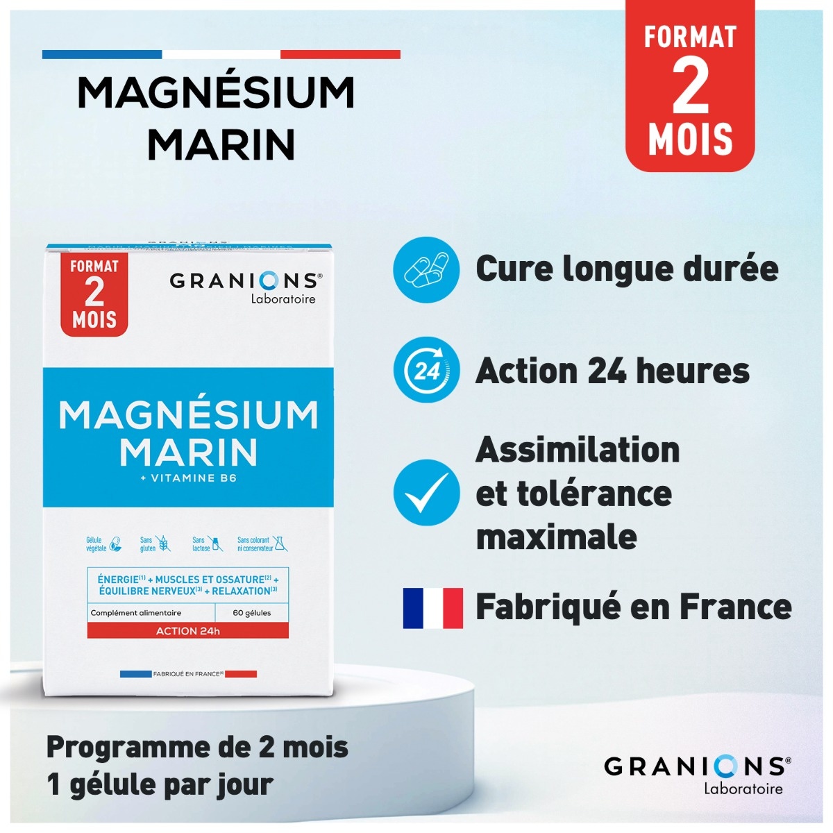 Magnésium gélule - 200 mg avantages