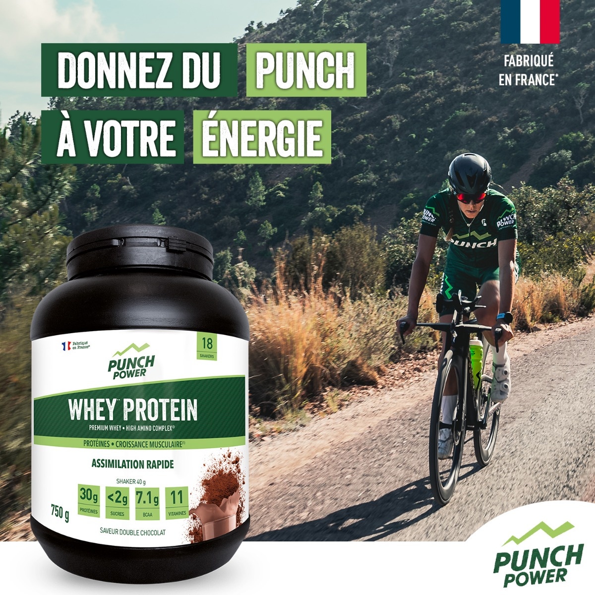 Whey Double Chocolat 750gr