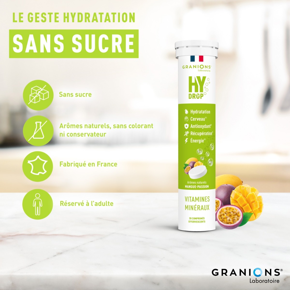 Granions - Hydrop arôme mangue-passion