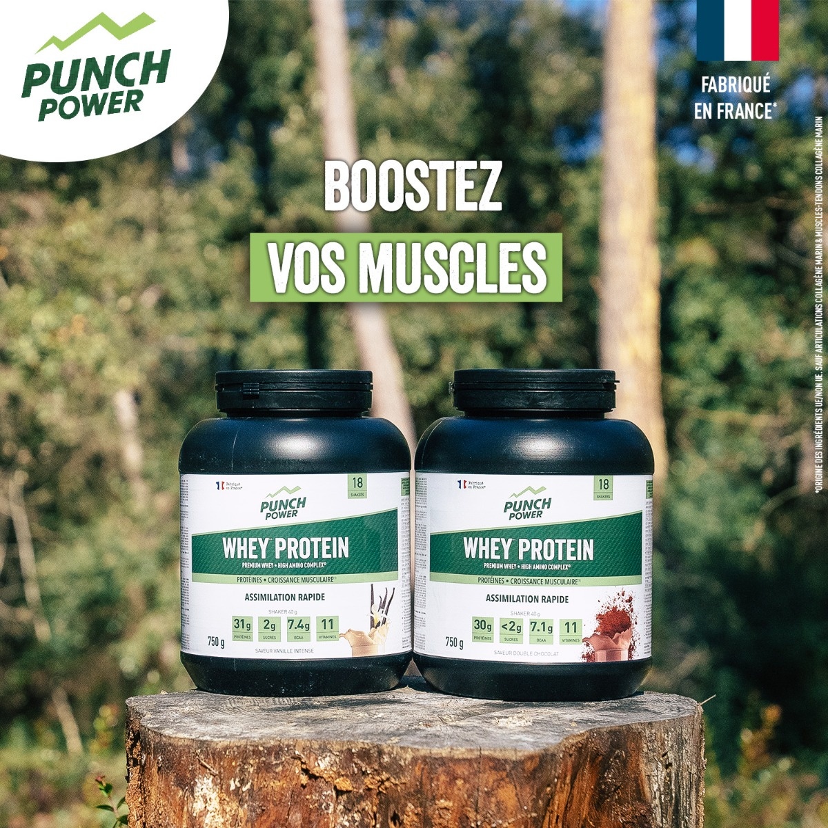 Whey Double Chocolat 750gr