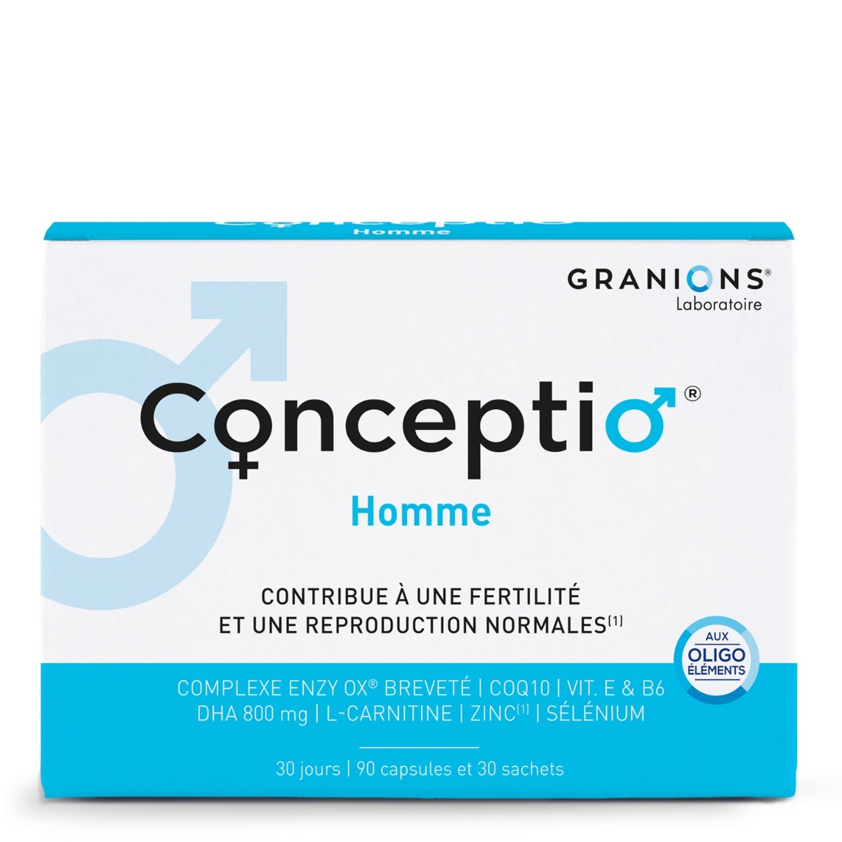 Conceptio Homme Fertilité et reproduction normale - Face