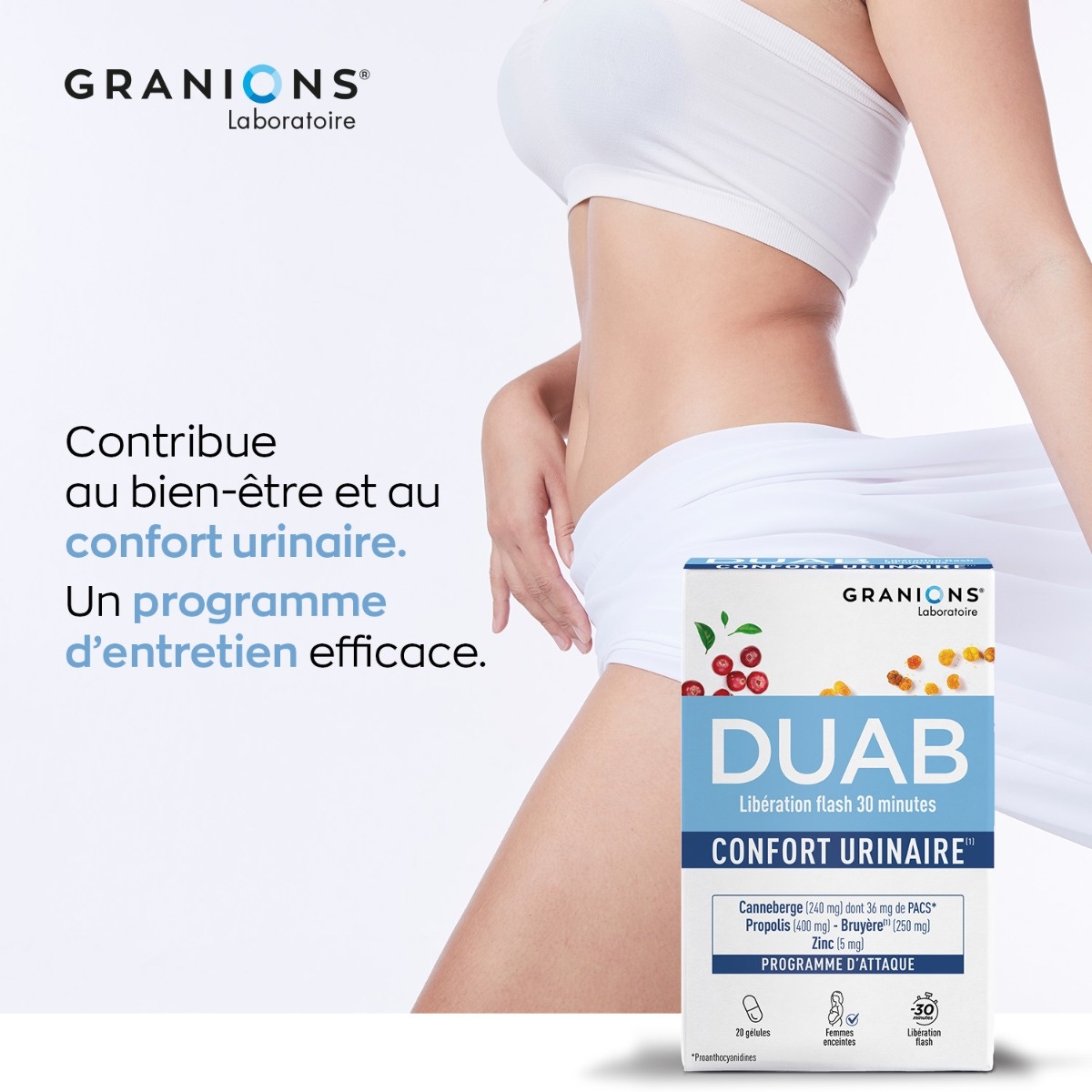 Duab - Inconfort Urinaire - Cranberry - Propolis - Zinc