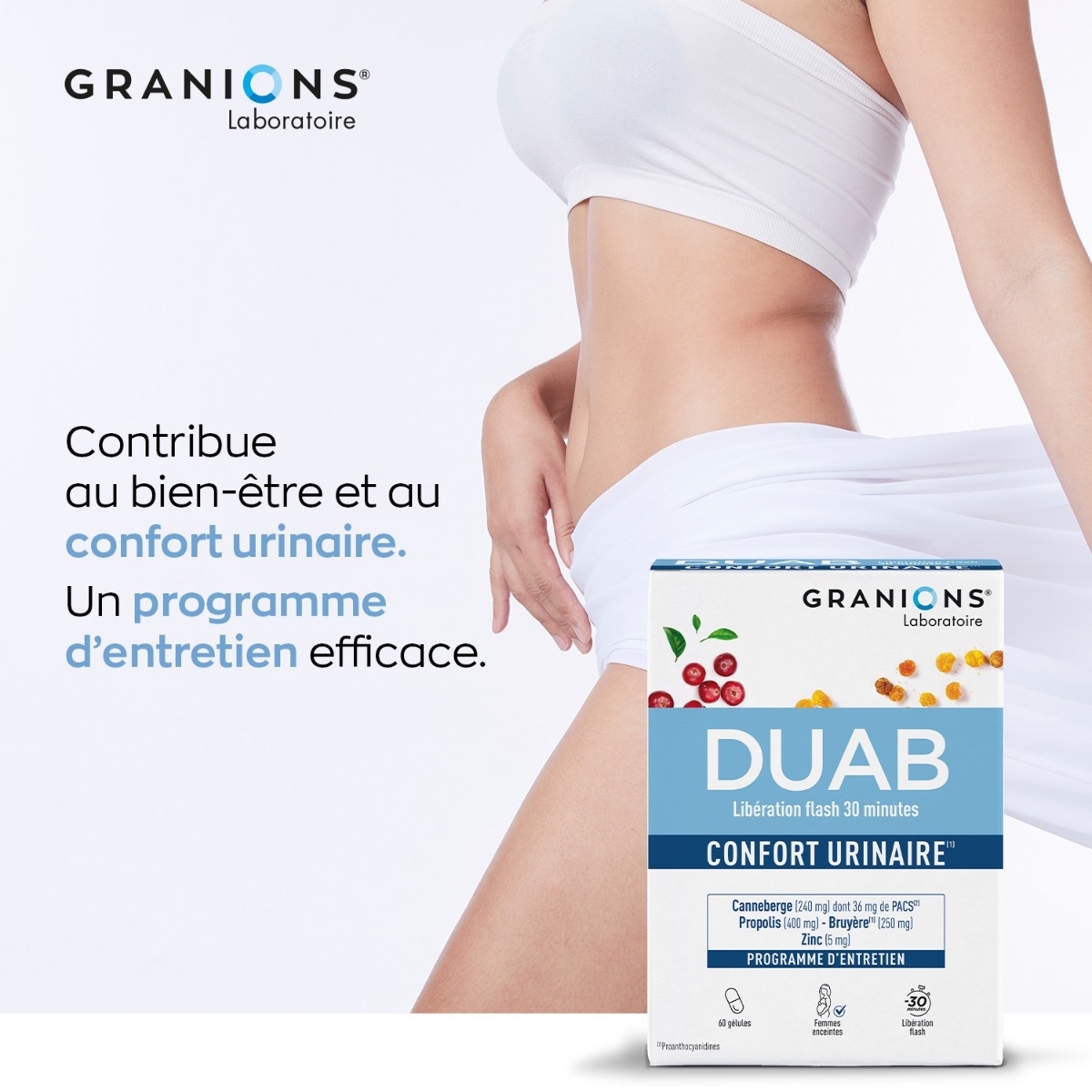 Duab - Inconfort Urinaire - Cranberry - Propolis - Zinc