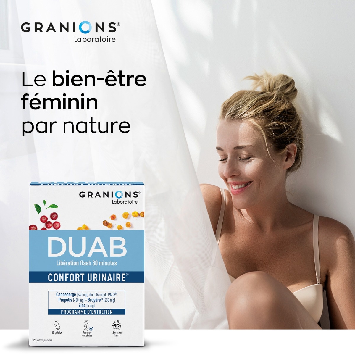 Duab - Inconfort Urinaire - Cranberry - Propolis - Zinc