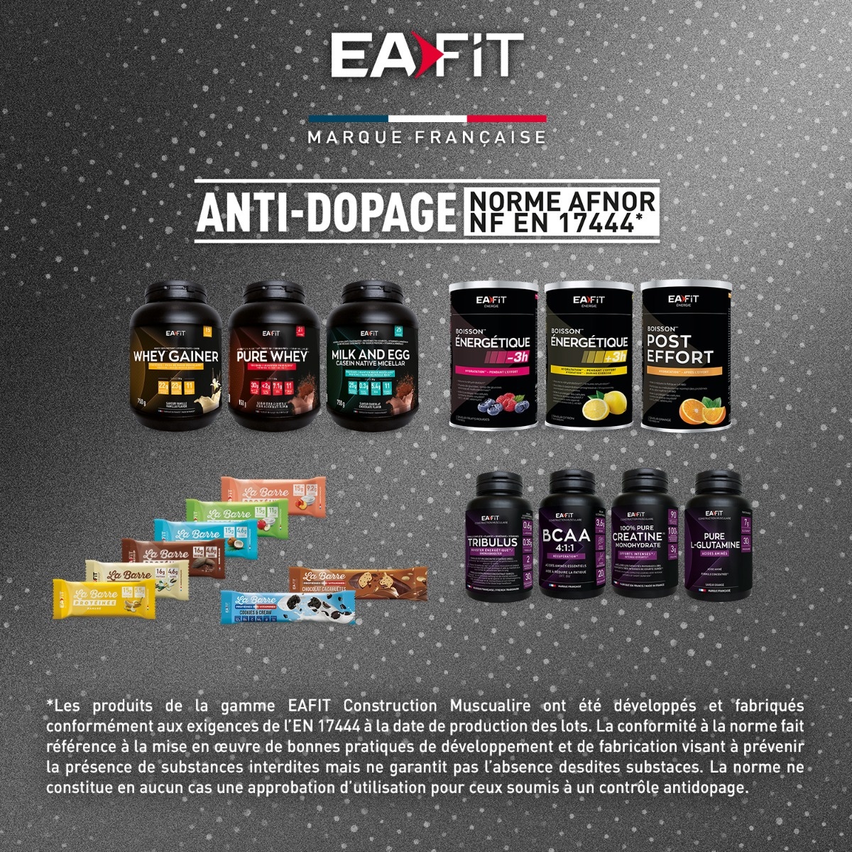 EAFIT Pure Whey Vanille Intense 2.2 kg