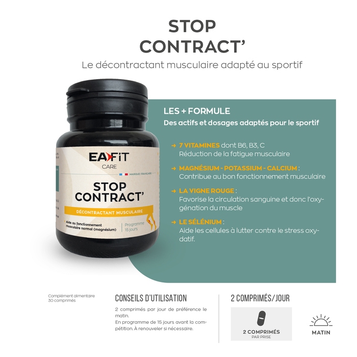 EAFIT Stop Contract (anciennement Myo Control) pour vous libérer des crampes - bénéfices