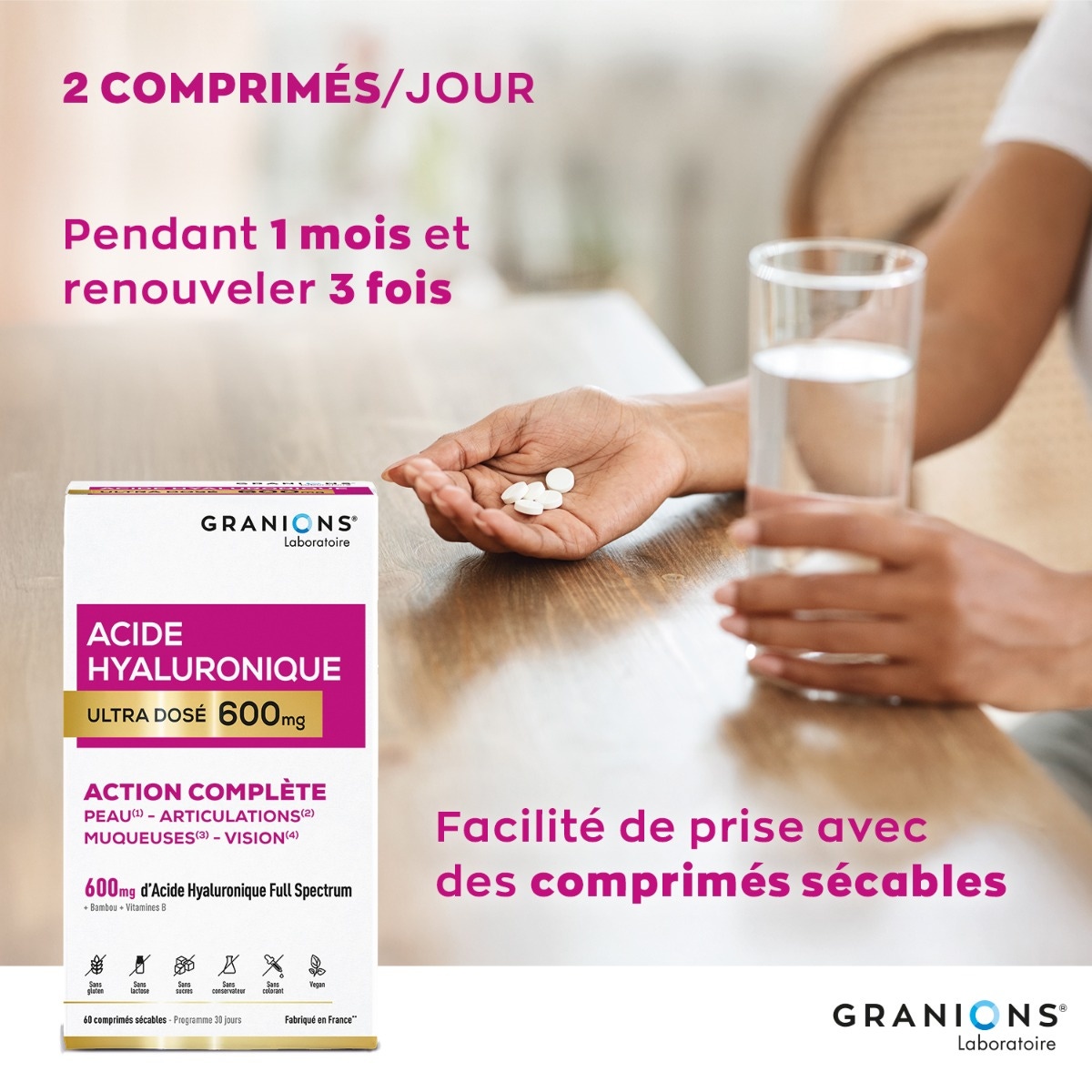 Acide Hyaluronique 600 mg