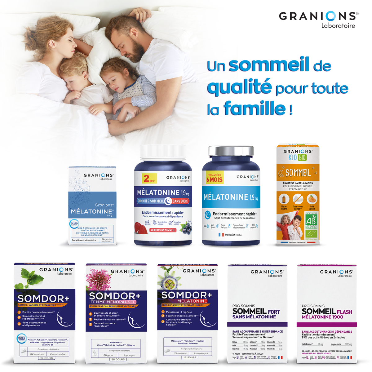 Gummies sommeil mélatonine 1,9 mg