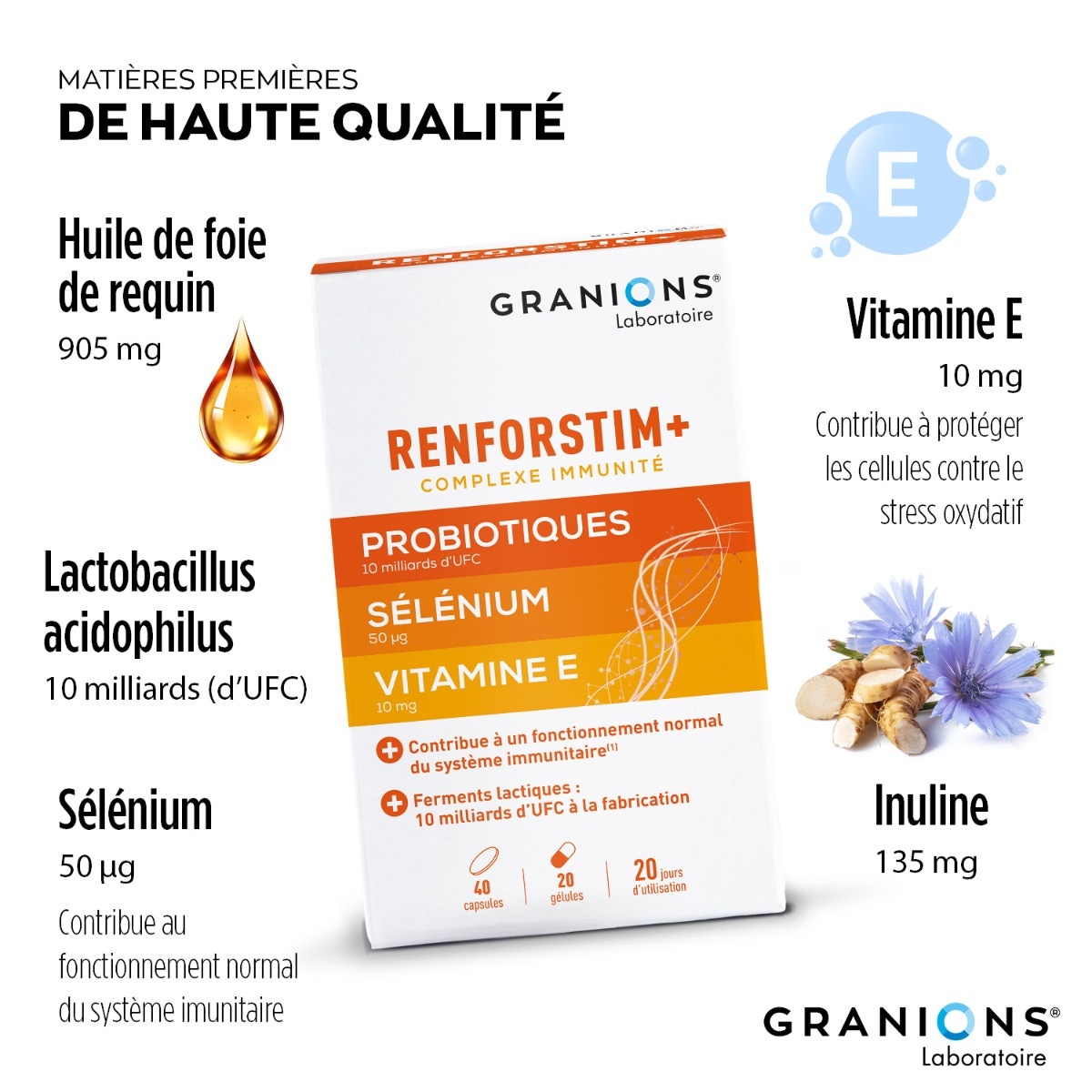 Granions Renforstim+  - Complexe immunité