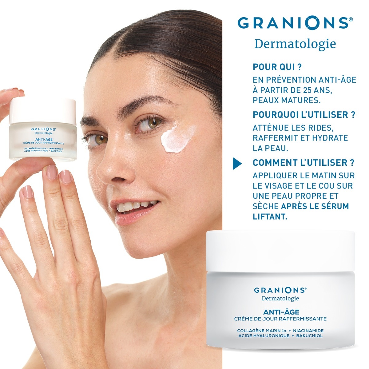 Granions - Crème raffermissante anti-âge jour - pour qui - comment l'utilisé