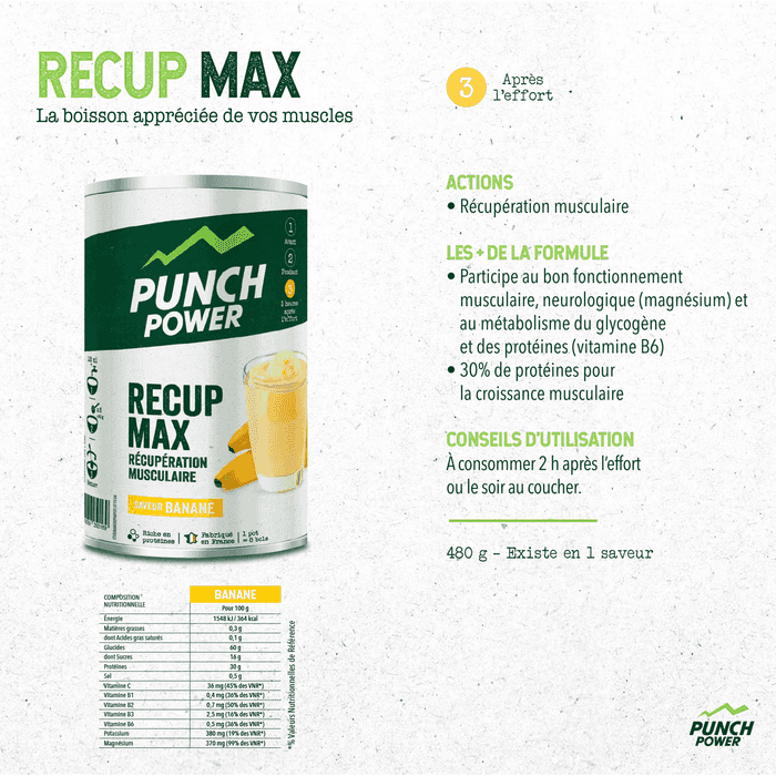 Punch Power Recup Max - Banane - 420G