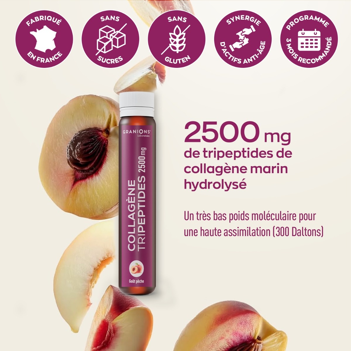 Granions - Collagène tripeptides 2500mg