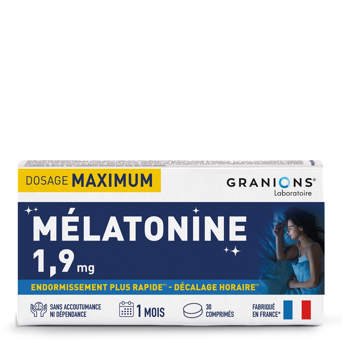 GRANIONS Mélatonine 1,9 mg