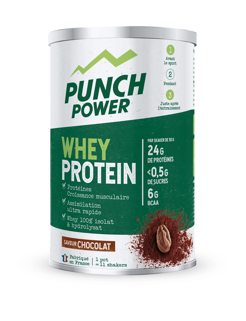 Punch Power Whey Protéin - Saveur Chocolat - Récupération et Croissance Musculaire